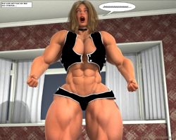 muscle woman